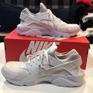 Nike Air Huarache All White Platinum